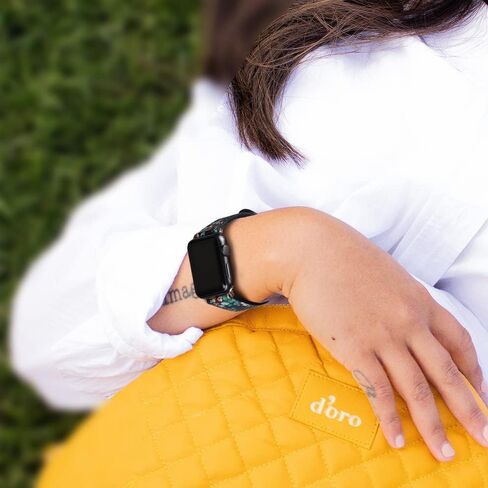 أحزمة جلدية من Attbbon متوافقة مع أحزمة ساعة Fit bit Versa 3/Fit bit Sense للنساء والرجال، سوار بديل ناعم قابل للتنفس وقابل للتعديل لـ Versa 3/Sense in Saudi Arabia