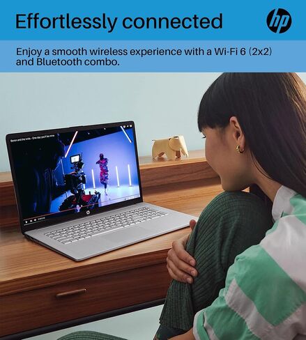 HP 2024 Newest Business Laptop, 17.3" FHD Display, 13th Gen Intel Core i5-1335U(10-Core, Up to 4.6GHz), 16GB RAM, 1TB SSD,Anti-Glare,Backlit KB, HDMI, WiFi 6, HD Webcam, Windows 11 Pro, with Mouse in Saudi Arabia