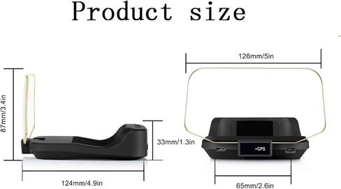 Car Auto OBD2 + GPS Systerm Display, Universal Multifunction Digital Car Speed Projector HUD Display for Car Modified Accessory in Saudi Arabia