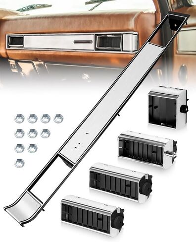 A/C Dash Vents Set Fits for Chevy Gmc Truck 1981-1987 Replace GM #3979751 14014536, Air Conditioning Center Dash Vent 4pcs in Saudi Arabia