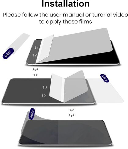 عبوتان من واقي شاشة الخصوصية غير اللامع Samusng Galaxy S24 Plus، [يدعم فتح بصمة الإصبع] جراب صديق للوهج ومضاد للتوهج بطريقتين مضاد للتجسس لهاتف S24 Plus in Kuwait