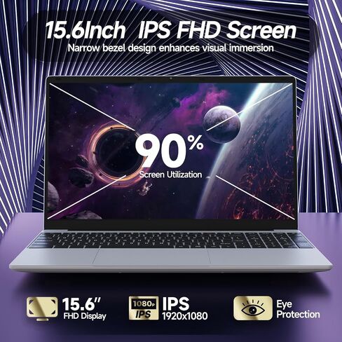 15.6 inch Laptop, RAM 4GB SSD 128GB, Celeron N5095, Window 11, WiFi, Bluetooth 4.2, USB 3.0, for Students and Business. in Saudi Arabia