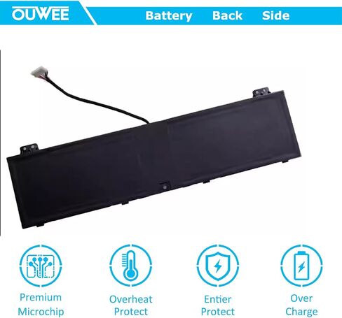 بطارية كمبيوتر محمول AP21B7Q متوافقة مع سلسلة ACER Predator Triton 300 SE PT314-52S 15.48V 76Wh 4930mAh in Saudi Arabia