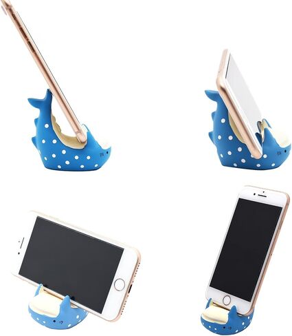Cute Sea Animal Shark Cell Phone Stand Holder, Small Desk Phone Stand Mount for iPhone Android Samsung Galaxy Note in Kuwait