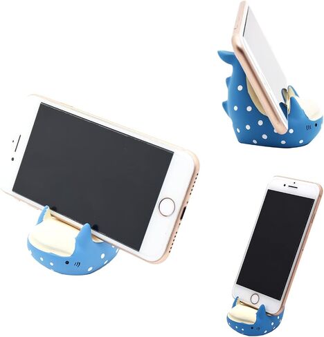 Cute Sea Animal Shark Cell Phone Stand Holder, Small Desk Phone Stand Mount for iPhone Android Samsung Galaxy Note in Kuwait