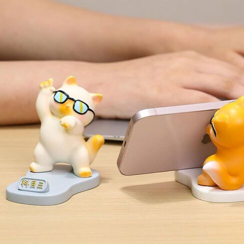 Cute Sea Animal Shark Cell Phone Stand Holder, Small Desk Phone Stand Mount for iPhone Android Samsung Galaxy Note in Kuwait