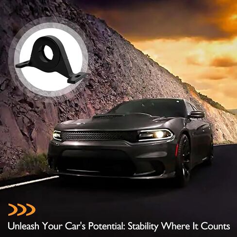 حل دعم المحمل المركزي متوافق مع دودج تشارجر تشالنجر Scat Pack 2015+، مناسب لدودج تشالنجر تشارجر 300 ScatPack Hellcat 394 AWD وRWD V6 & V8 جميع الديكورات - فضي in Kuwait