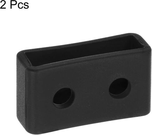uxcell Watch Band Strap Loops, Rubber Replacement Fastener Rings Silicone Watch Holder Keeper for 20mm Width Watch Band, Black 2 Pcs in Saudi Arabia