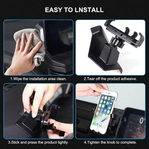 Car Mobile Phone Holder The Navigation Screen Compatible with Ineos Grenadier 2020-2024 Adjustable 360° Central Control Phone Holder Accessories (Left,Style B) in Saudi Arabia