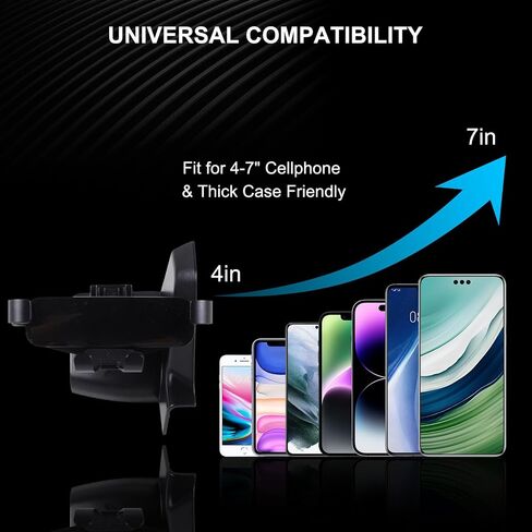 Car Mobile Phone Holder The Navigation Screen Compatible with Ineos Grenadier 2020-2024 Adjustable 360° Central Control Phone Holder Accessories (Left,Style B) in Saudi Arabia