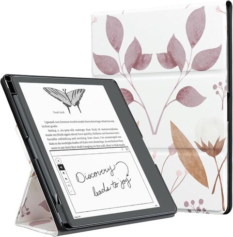 CoBak Stand Case for Kindle Scribe - Premium Folio Leather Cover with Pen Holder, Auto Sleep/Wake, and Stand Feature - Compatible with 10.2 Inch Kindle Scribe (2022 Release) in Saudi Arabia