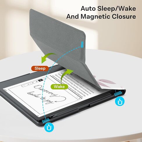 CoBak Stand Case for Kindle Scribe - Premium Folio Leather Cover with Pen Holder, Auto Sleep/Wake, and Stand Feature - Compatible with 10.2 Inch Kindle Scribe (2022 Release) in Saudi Arabia