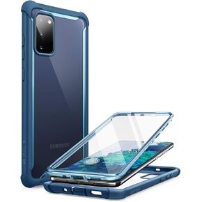 سلسلة i-Blason Ares مصممة لحافظة Samsung Galaxy S20 FE 5G (إصدار 2020)، حافظة شفافة متينة بطبقة مزدوجة مع واقي شاشة مدمج (أرجواني) in Kuwait