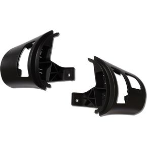 Real Carbon Fiber Steering Wheel Button Trim Cover Frame Bezels Interior Accessories Carbon Fiber Replacement Part Kit for Chevy Corvette C6 2006-2011 (Carbon Fiber, Buttons on Both Sides)