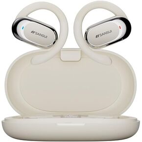 SANSUI W92 Open Ear Wireless Headphones, Gaming Headphones, Sports Headphones, Earphones Ear Buds (Black)