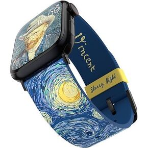 MobyFox Art Series Smartwatch Band Collection - Inspired by the Artist, Compatible with Every Size & Series of Apple Watch (watch not included) - Van Gogh Starry Night