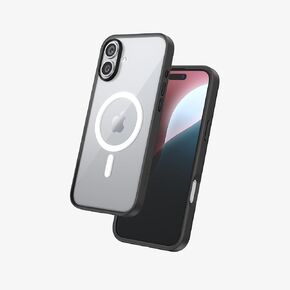 FLOLAB Surtect Tri-Fusion Magnetic for iPhone 16 Pro Case Protective Slim Design Magsafe Compatible Military Grade - Clear Matte Translucent