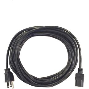 25 Foot 18 AWG AC Power Cord for Guitar Amplifier Powered Speaker