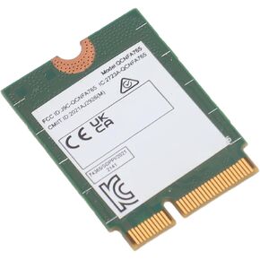 M.2 WiFi6 Network Card, 2400Mbps Band BT5.2 2.4G 5G Wire Less Network Card Adapter, QCNFA765 PC Wi Fi Card for Win 10 Win 11