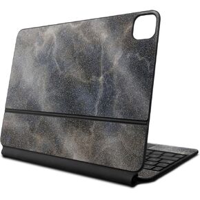 Glossy Glitter Skin Compatible with Apple Magic Keyboard for iPad Air 11-inch (M2) 2024 - Stormy Marble - Premium 3M Vinyl Protective Decal Cover - Easy to Apply | Crafted in The USA by MightySkins