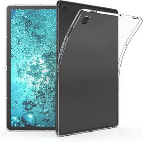 kwmobile Case Compatible with Samsung Galaxy Tab S5e Case - Soft TPU Back Protector Cover for Tablet - Black/Transparent