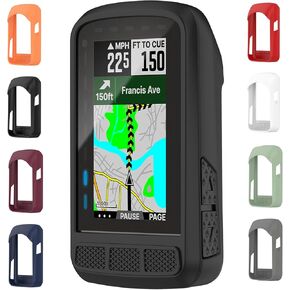 for Wahoo Elemnt Roam 2 Protective Case Cover, LOKEKE Silicone Protective Case Cover Shell Skin for Wahoo Elemnt Roam 2(Silicone Black)