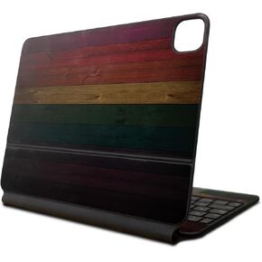 Skin Compatible with Apple Magic Keyboard for iPad Pro 13‑inch (M4) 2024 - Wood Style - Premium 3M Vinyl Protective Wrap Decal Cover - Easy to Apply | Crafted in The USA by MightySkins