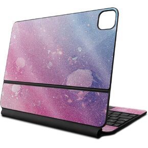 Glossy Glitter Skin Compatible with Apple Magic Keyboard for iPad Air 11-inch (M2) 2024 - Pink Diamond - Premium 3M Vinyl Protective Decal Cover - Easy to Apply | Crafted in The USA by MightySkins
