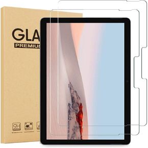 [2-Pack] Glass Screen Protector for Microsoft Surface GO 4 / Surface GO 3 / Surface GO 2 / Surface GO Screen Protector - Ultra HD Clear Anti Scratch 9H Hardness Tempered Glass Screen Film