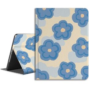 Compatible with iPad Case Mini 5th/4th Gen 7.9" Cover Folio Protective Shell with Landscape Design, Shockproof Leather with Pencil Holder, Cute Pink Brown Sunset Beautiful Field