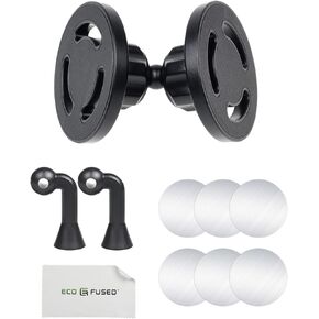 Eco-Fused Dual Magnet Phone Mount for Gym - Unleash The Powerful Magnets for Hands-Free 360° Vlogging! MagSafe Compatible, Adheres to Any Metal Surface - for Smartphones, Tripods, and Action Cameras.