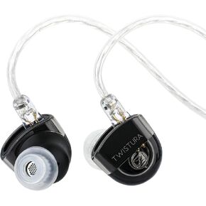 Linsoul TWISTURA D-Minor in Ear Monitor, 10mm Dual-Magnetic LCP Dynamic Driver Earphone IEM, Wired Earbuds with Replaceable Tuning Nozzle, Detachable Cable for Musician Audiophile (Without Mic) in Saudi Arabia