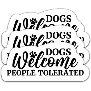 (3PCS) Be The Person Your Dog Thinks You are Sticker, Funny Dog Stickers Decals Decor Books, Laptops, Tumblers, Water Bottles,s, Waterproof Vinyl Decal for Dog Lovers, Pet Lovers 3" x 2.7 "