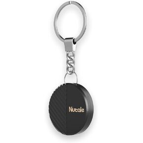 Key Finder, Bluetooth Tracker Item Locator with Key Chain for Keys Pet Wallets or Backpacks and Tablets, Batteries Include Black 1-Pack