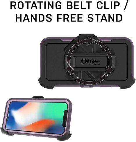 حافظة OTTERBOX DEFENDER SERIES SCREENLESS EDITION لجهاز iPhone Xr - تغليف FRĒe الإحباط - DARK LAKE (CHINCHILLA/DRESS BLUES) in Saudi Arabia