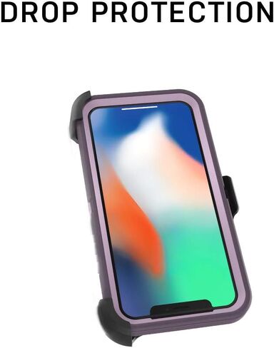 حافظة OTTERBOX DEFENDER SERIES SCREENLESS EDITION لجهاز iPhone Xr - تغليف FRĒe الإحباط - DARK LAKE (CHINCHILLA/DRESS BLUES) in Saudi Arabia