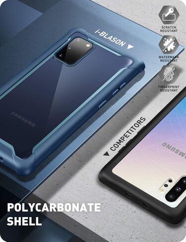 سلسلة i-Blason Ares مصممة لحافظة Samsung Galaxy S20 FE 5G (إصدار 2020)، حافظة شفافة متينة بطبقة مزدوجة مع واقي شاشة مدمج (أرجواني) in Kuwait