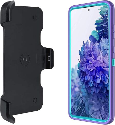 Annymall Cover for Galaxy S20 FE 5G Case for Samsung S20 FE Heavy Duty Case with Screen Protector for Women Men Rugged Shockproof Cover for Samsung Galaxy S20 FE 5G 6.5 inch (Purple/Sky Blue) in Saudi Arabia