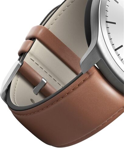 Ticwatch E3 Leather Watch Band Accessory Watch Strap, 20mm Width Brown Leather Replacement Watchband GTH Pro, C2 Onyx and C2 Platinum in Kuwait