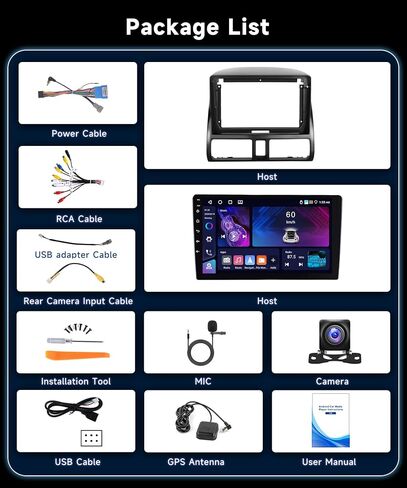 Podofo Radio for Honda CRV 2002-2006 4G 64G Android Car Stereo with Wireless Carplay Android Auto AI DSP/36 EQ 9inch 1280X720P IPS Touch Screen 5.0 Bluetooth GPS FM/RDS WiFi AHD Backup Camera in Saudi Arabia