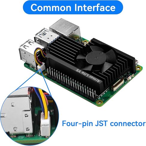 حافظة مبدد حرارة من الألومنيوم لـ Raspberry Pi 5، Pi 5 حافظة مدرعة من سبائك الألومنيوم، حافظة تبريد سلبية Pi 5 لـ Raspberry Pi 5 4GB/8GB in Saudi Arabia