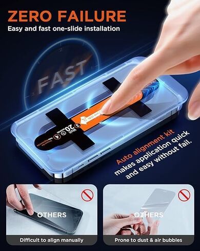 DIMONCOAT 4 Packs for iPhone 12 Pro Max Privacy Screen Protector [Auto Alignment Kit] [Invisible Privacy Armor][10X Military Protection] Compatible 12 Pro Max 6.7'' Tempered Glass [Case Friendly] in Kuwait