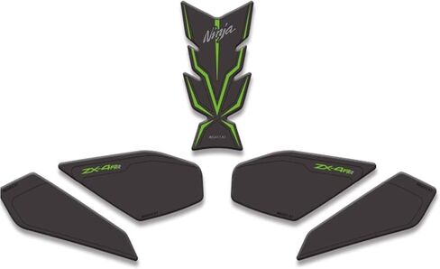 NIGHT CAT Compatible ZX-4R ZX4R/RR 2023 Motorcycle Fuel Tank Pad Kit Side Fuel Knee Guard Sticker Fuel Tank Protector(Black gray) in Saudi Arabia