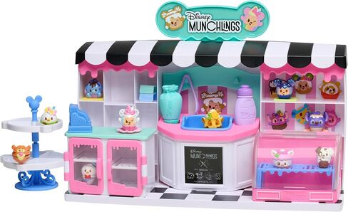 Just Play Disney Munchlings Mini Munch Bakery, 25-Piece Color Change Figure Playset, 1-inch Collectible Scented Figurines, Kids Toys for Ages 3 Up in Saudi Arabia