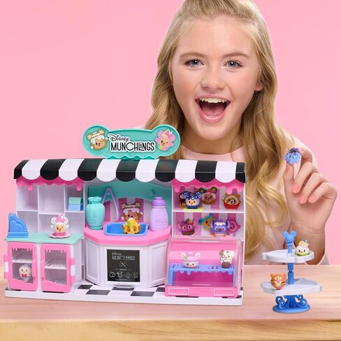 Just Play Disney Munchlings Mini Munch Bakery, 25-Piece Color Change Figure Playset, 1-inch Collectible Scented Figurines, Kids Toys for Ages 3 Up in Saudi Arabia