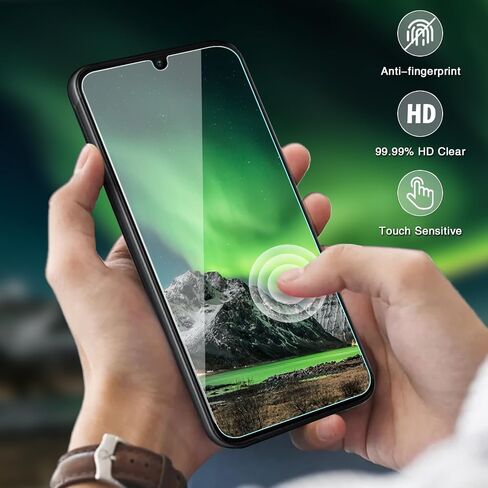 [عبوة من 3 قطع] واقي شاشة لهاتف Samsung Galaxy A12 من الزجاج المقسى، صلابة 9H، خالي من الفقاعات، سهل التركيب in Kuwait