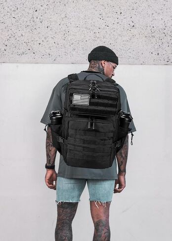 LHI Military Tactical Backpack for Men and Women 45L Army 3 Days Assault Pack Bag Large Rucksack with Molle System in Saudi Arabia
