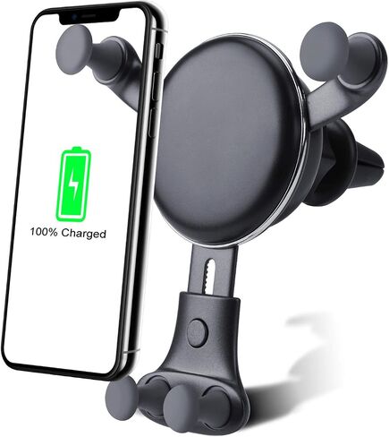 Wireless car Charger Mount-Adjustable Bracket-Gravity System-Fast Charging in Saudi Arabia