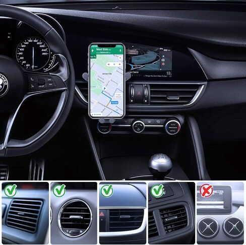 Wireless car Charger Mount-Adjustable Bracket-Gravity System-Fast Charging in Saudi Arabia