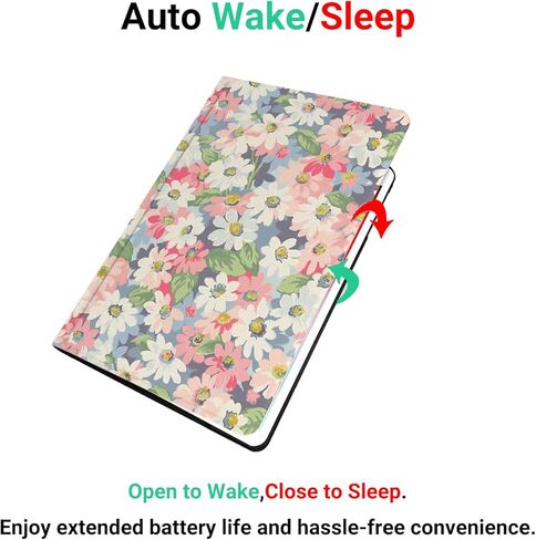 متوافق مع حافظة iPad Mini الجيل الخامس/الرابع مقاس 7.9 بوصات، غطاء حماية قابل للطي بتصميم مناظر طبيعية، جلد مقاوم للصدمات مع حامل أقلام، حقل جميل لغروب الشمس باللون الوردي والبني in Kuwait